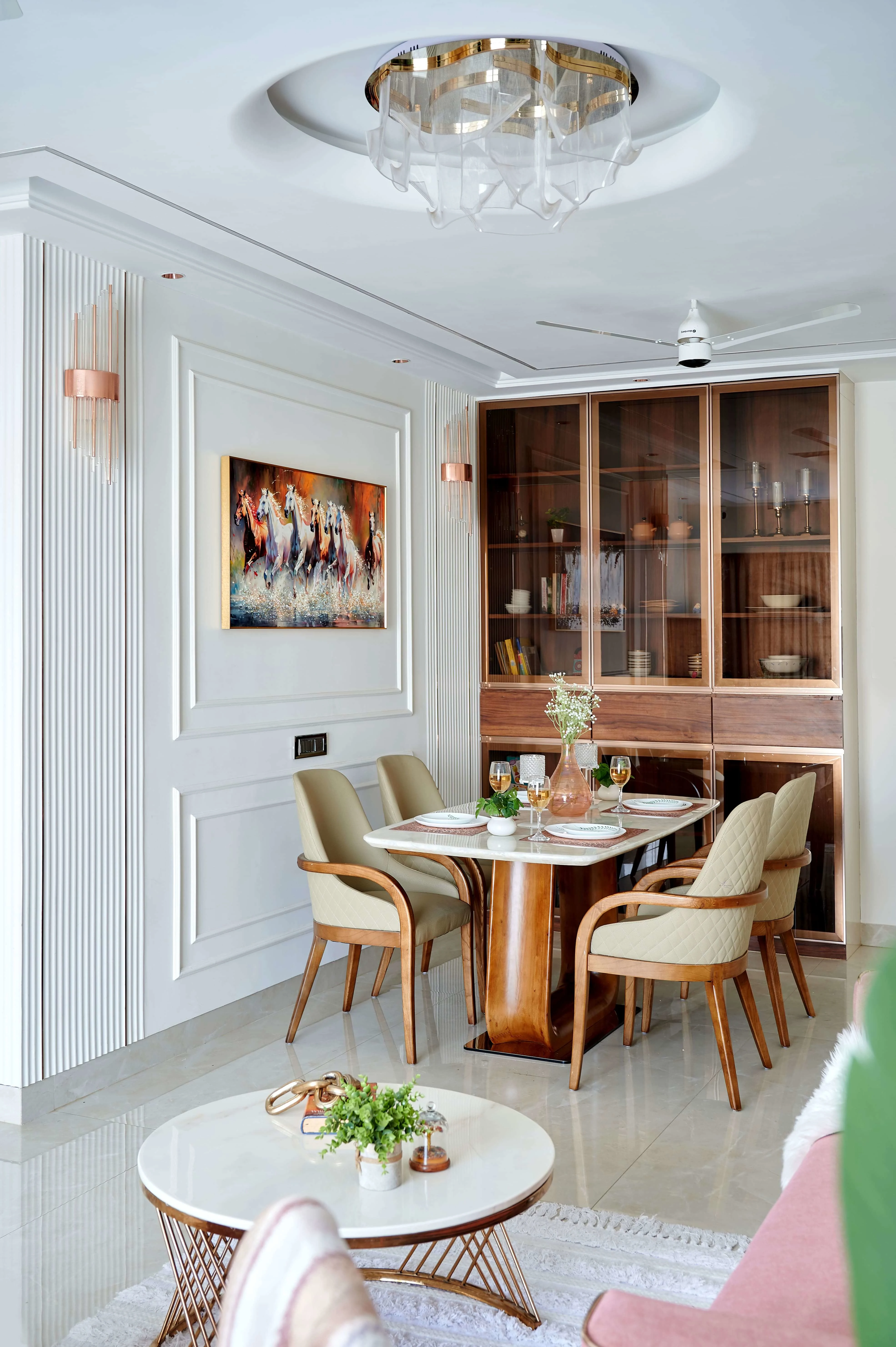 Professional architect working on design